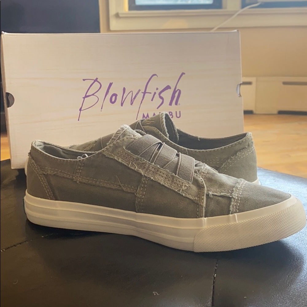 Blowfish Malibu Steel Grey Marley Canvas Shoes
